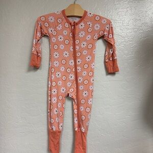 $23 ADD ON in my jammers flower print footie 18-24M Zara Little Co. Baby Gap